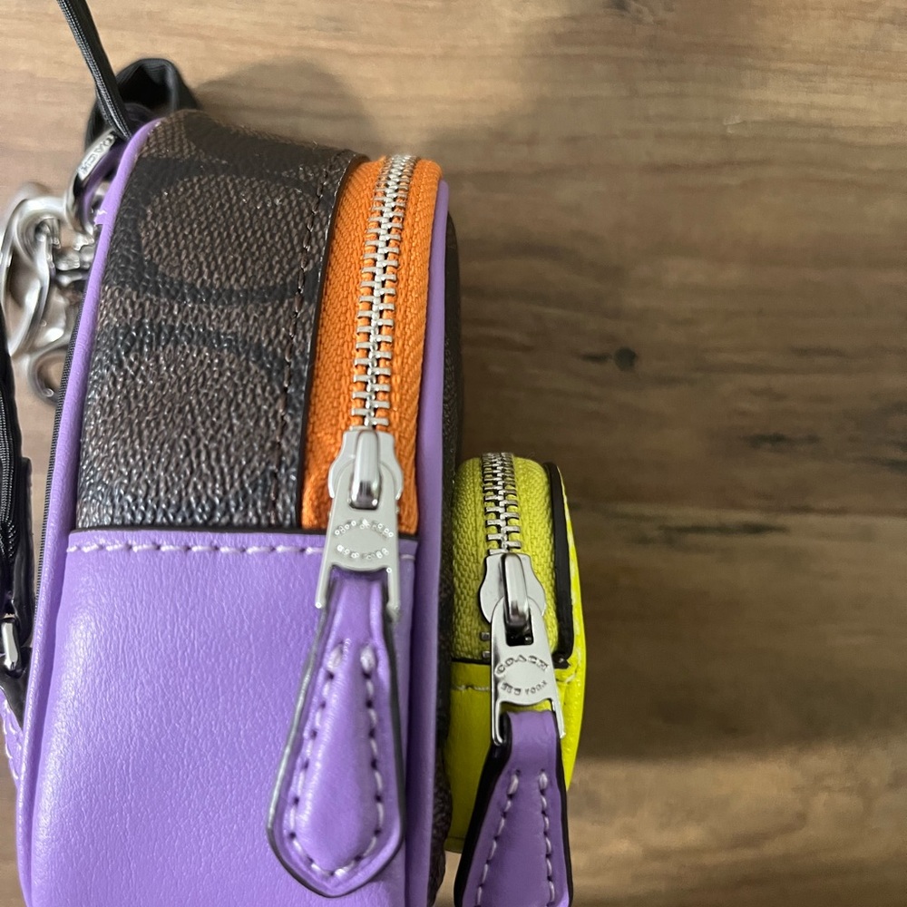 Coach Colorful Mini Backpack Keychain - Picture 5 of 7